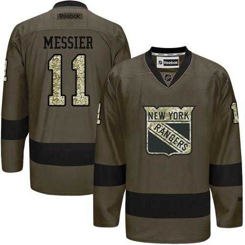 Glued New York Rangers #11 Mark Messier Green Salute to Service NHL Jersey,We sell and wholesale Glued New York Rangers #11 Mark Messier Green Salute to Service NHL Jersey on line form chian!